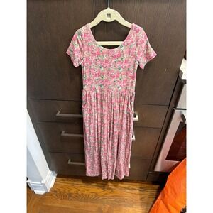 Sweethoney floral pink leggy romper girls 6